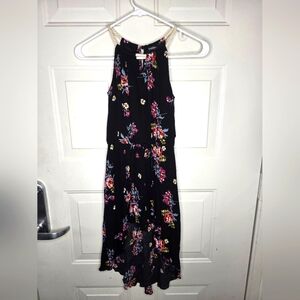 Zunie Girls Floral Hi-low Halter Dress Size‎ 10